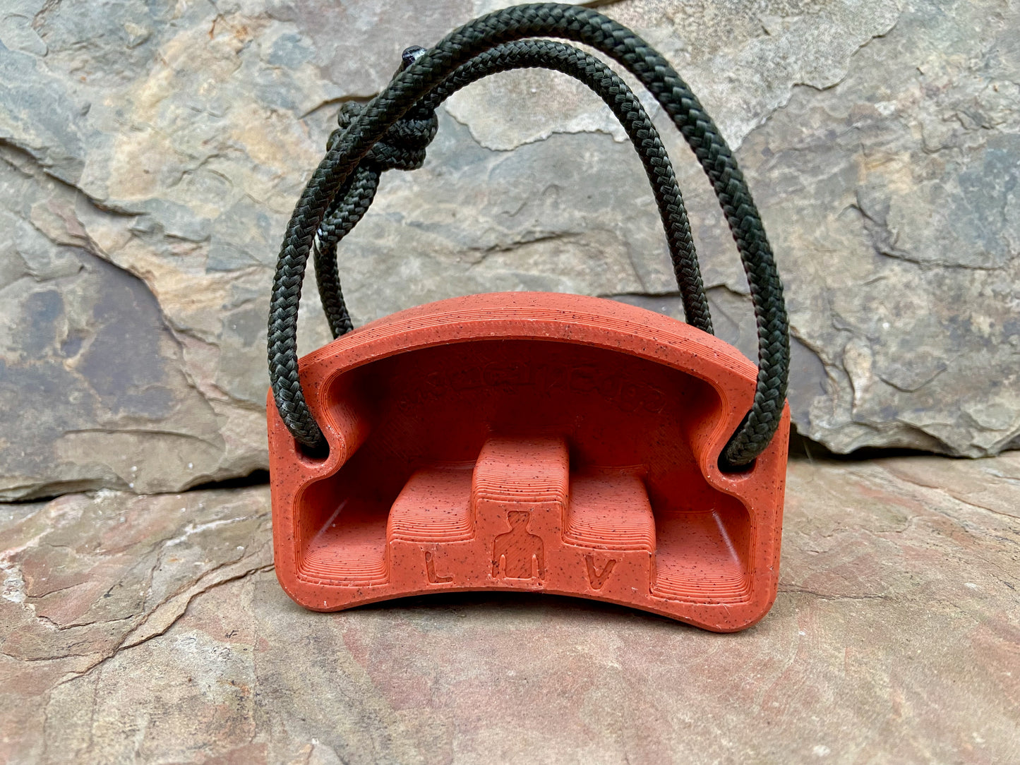 MetacarpEdge V2 unlevel hangboard in red